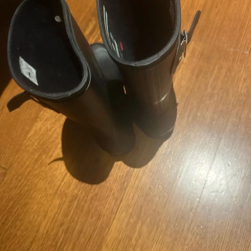 Hunter Black Original Short Rain Boots